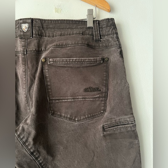 KUHL Rydr Pants Mens 38x30 Brown Canvas Utility Work Pant Straight Leg - Picture 5 of 11